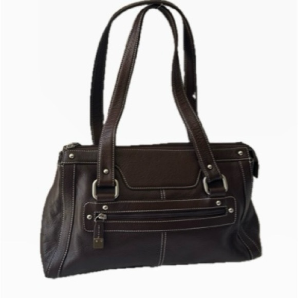 soprano Handbags - SOPRANO, Genuine Leather Brown Handbag
